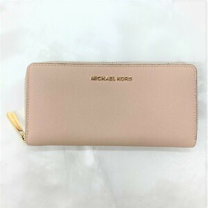 ☆送料込☆大人気ブランド☆ピンク　PINK☆MICHAEL KORS　マイケルコース　 ラウンドファスナー　長財布　32S3GTVE3L-656