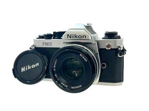 Nikon/ニコン FM2 シルバー D刻印 デモ機 一眼レフフィルムカメラ/NIKKOR ニッコール 50mm F1.8 単焦点/標準レンズ 現状品 (48830OT2)