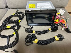 KENWOOD ケンウッド メモリーナビ フルセグ DVD CD Bluetooth USB ナビ　MDV-L504 作動確認済　フイルムアンテナ無し