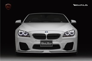 【WALD-BlackBison Edtion】 BMW F12 / F13 6シリーズ カブリオレ クーペ 2011y～ フロントバンパースポイラー ブラックバイソン