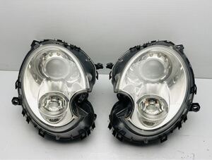 割れ無 BMW MINI ミニ MF16S R56 R55 純正 HID ヘッドライト 左右セット 0301225673/0301225674 (I216)