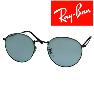 RAYBAN サングラス ブランド レイバン ROUND METAL ブルーグレー rb-3447-002-64