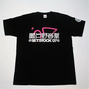 [cc]/ 未使用品 Tシャツ /『SETSTOCK 2007 瀬戸野音祭 / Mサイズ』/ザ・クロマニヨンズ,Superfl,銀杏BOYS,木村カエラ,レミオロメン,他