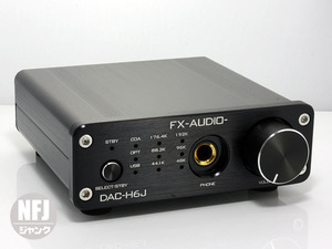 NFJ★ FX-AUDIO- DAC-H6J ブラック【試聴サンプル貸出品】ACアダプター(DC12V/1.5A)オマケ付き