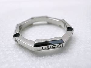 美品　GUCCI　グッチ　リンクトゥラブ　PT950　プラチナ　ダイヤ　リング　指輪　約5.5号