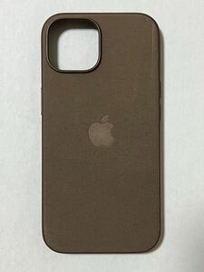 ◆箱なし◆Apple純正◆iPhone 15 ファインウーブンケース（トープ）