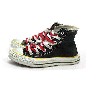 Z■【23cm】コンバース/CONVERSEオールスター ALLSTAR HIキャンバススニーカー■黒LADIES/65【中古】