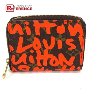 LOUIS VUITTON ルイヴィトン M93708 ジッピーコインパース 財布 小銭入れ モノグラムグラフィティ コインケース オレンジ 【中古】