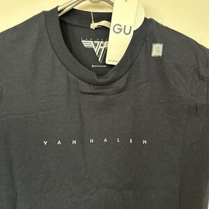 新品 未使用品 伝説の爆撃機 EVH 5150 ヴァンヘイレン ジャケＴシャツ Sサイズ GU VAN HALEN ネイビー 1