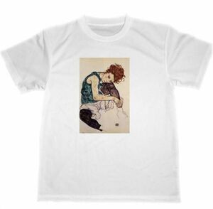 エゴンシーレ　ドライＴシャツ　美女　グッズ　名画　絵画