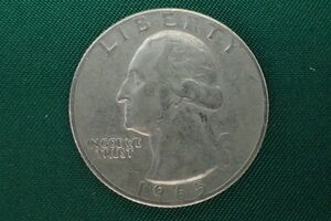 ☆リバティコイン　LIBERTY　コイン　1965年　　25セント　QUARTER　ＤＯＬＬＡＲ　アメリカ　イーグル☆Ⅱ