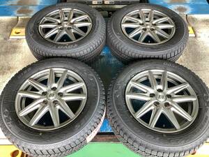 【中古+未使用】ザイン SS 15x6J 5H 100 +45 4本 1台分 GIZ2 2023年製 195/65R15 プリウス カローラ スポーツ ツーリング ウィッシュ CT 等