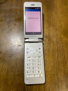 送料無料 SoftBank 902KC シルバー 中古 本体 白ロム 