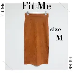 Fit me　フィットミー　スエード生地　タイトスカート　サイズM　裏地あり