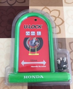 。★ Ｕ字ロック(グリーン)ＨＯＮＤＡ 新品 ma ★