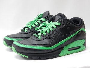 26.5cm UNDEFEATED × NIKE AIR MAX 90 ”BLACK/GREEN” CJ7197-004 ナイキ アンディフィーテッド コラボ スニーカー エアマックス90 8.5