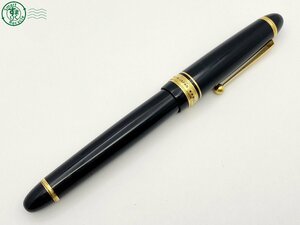 2405603592　△ 1円～！ PILOT パイロット 万年筆 CUSTOM 743 カスタム ブラック×ゴールド ペン先 14K-585 刻印 筆記未確認 中古 ジャンク