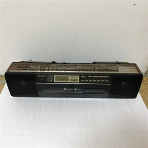 SONYソニー ダブルカセット・ラジカセ CFS-W801 昭和レトロ 80年代 ラジオ カセット