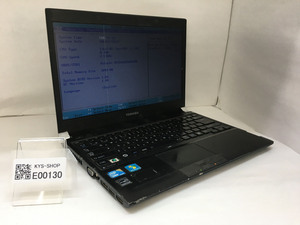 R　＃ジャンク/TOSHIBA R730/B/Core i3 M380 2.53GHz/250GB/2GB/13.3インチ