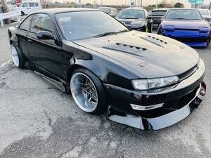 三重県からニッサン シルビア s14 後期車検2年付き S13/S15/HC35/HC32/GX100/JZX100/JZX90/180SX/R32/R34