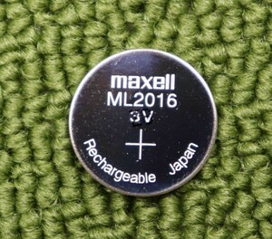 新品未使用 電圧チェックOK maxell マクセル ML2016 3V 純正 二次電池 並行輸入 バルク品