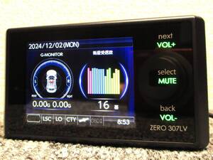 ①　ZERO 307LV 最新データ更新済み リコール対策済み 修理書付属 コムテック 光レーザー対応 レーダー探知機 OBDⅡ対応 タッチボタン