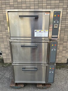 ☆ ガス自動炊飯器 三段 ネオシス NRC21FA-T 都市ガス 100V 業務用 大量調理 動作確認済み 中古品