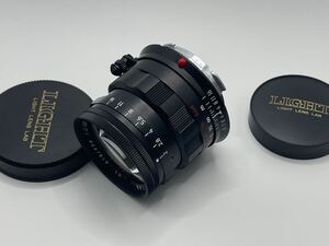 LIGHT LENS LAB R-R 50f2 Ｍマウント ブラックペイント(ライカ Summicron 1:2/50 Rigid 第一世代 復刻 50mm F2)