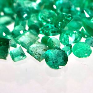 1円〜!!小粒!!（天然エメラルドおまとめ21ct）f 約4.2g ルース 裸石 宝石 ジュエリー jewelry emerald ベリル w3す39