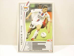 Panini WCCF 2005-06 白 カリム・ベンゼマ　Karim Benzema 1987 France　Olympique Lyonnais 05-06 #092