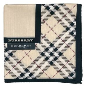 未使用 バーバリー ロンドン ハンカチ チェック バーバリー　レディース　BURBERRY LONDON　ベージュ　 【中古】