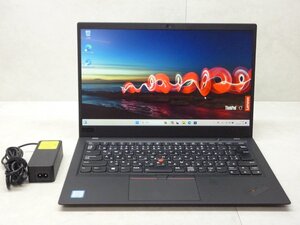 ☆1円☆第8世代☆Lenovo☆Thinkpad.X1CARBON.20KH-004UJP☆Core i5 1.60GHz/8GB/SSD256GB/高解像度/無線/カメラ/Office/Win11 DtoD領域☆