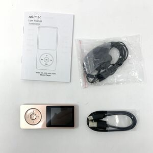 【一円スタート】AGPTEK MP3プレーヤー 音楽プレーヤー ウォークマン HiFi ロスレス音質 超軽量 ピンク 1円 SEI01_1689