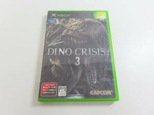 kp20【 XBOX 】 DINO CRISIS 3 ディノクライシス CAPCOM 現状品 動作未確認