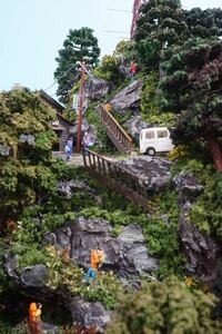 A3レイアウト　箱根登山鉄道情景
