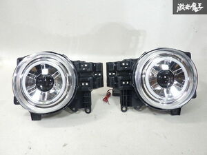 未使用 EAGLEEYES イーグルアイ GSJ15W FJクルーザー ハロゲン ヘッドライト ヘッドランプ LED イカリング 左右セット 即納