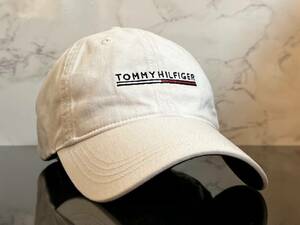 【未使用品】584KD上品★TOMMY HILFIGERトミー・ヒルフィガ－ チノキャップ CAP 上品で高級感のあるホワイトのコットン素材《FREEサイズ》