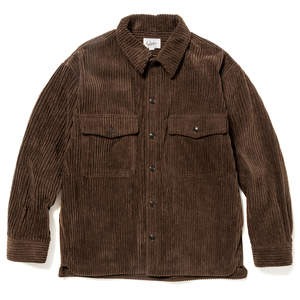 CALEE / Corduroy over silhouette shirt jacket シャツ ジャケット　ニット　パーカー　スウェット　キャリー　レザー　スタジャン　