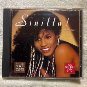 【即決】Sinitta シニータ/Sinitta！仏盤ファーストアルバム リミックス3曲ボーナス！ポスター仕様ジャケット PWL