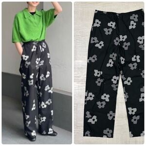 22ss 2022 AURALEE オーラリー BEAUTY&YOUTH 別注 フラワー プリント イージー ワイド パンツ FLOWER EASY PANTS A22SP03BY サイズ 1 610