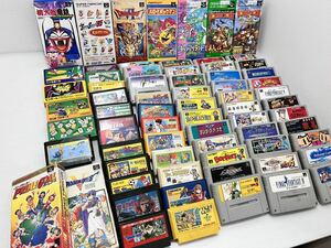 D(906k8) ファミコン/スーパーファミコン ゲーム ソフト カセット まとめ売り 箱付きあり