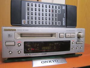 ONKYO MD-105TX 動作・状態良好　共通リモコン付