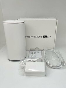 138【超美品・制限○　白ロム】 Speed WiFi Home 5G L13 ZTR02 ルーター au ホワイト