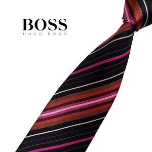 HUGO BOSS ネクタイ レジメンタル柄 ストライプ柄 ヒューゴボス USED 中古 m1491