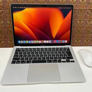 T1123【中古品】/Apple A2337 MacBook Air M1 RAM8GB SSD500GB シルバー