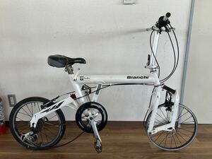 折りたたみ自転車 折り畳み自転車 Bianchi freua ビアンキ　フレッタ　ジャンク　未整備車