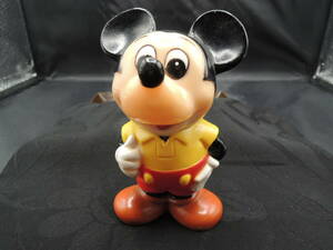 三菱銀行ソフビのミッキーマウス貯金箱