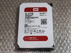 ■ AVコマンド対応 高信頼HDD WD Red 8TB WD80EFZX NAS, HDDレコーダ等に