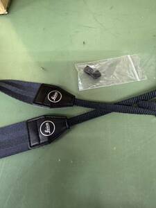 ★ LEICA ライカ ストラップ STRAP 紺 ネイビー 細 ★