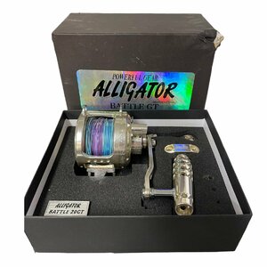 【中古品】 ALLIGATOR BATTLE GT アリゲーター バトル 20GT POWERFUL GEAR フィッシング リール 釣具 動作未確認 L49214RE